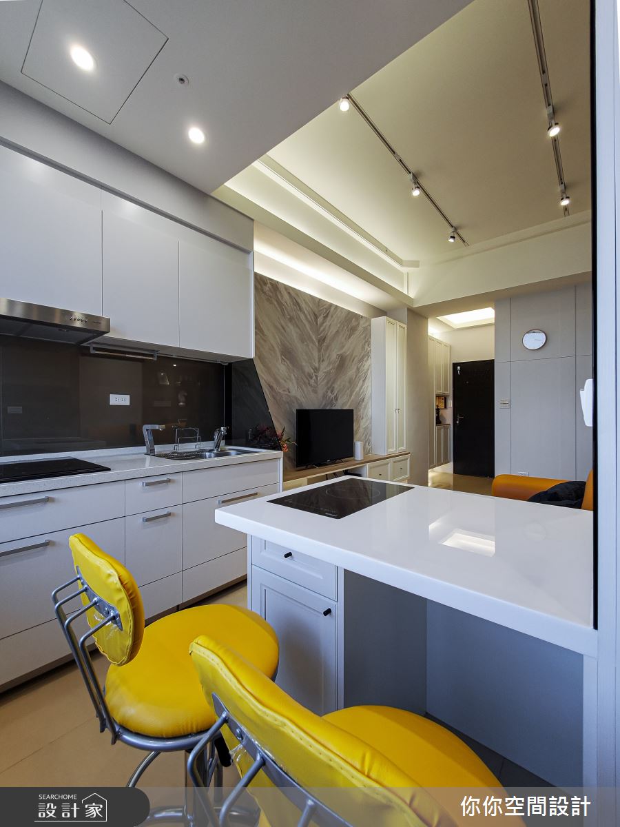 16坪中古屋(5~15年)＿美式風餐廳案例圖片＿你妳國際空間設計有限公司＿17你妳設計_新北16坪美式風之14