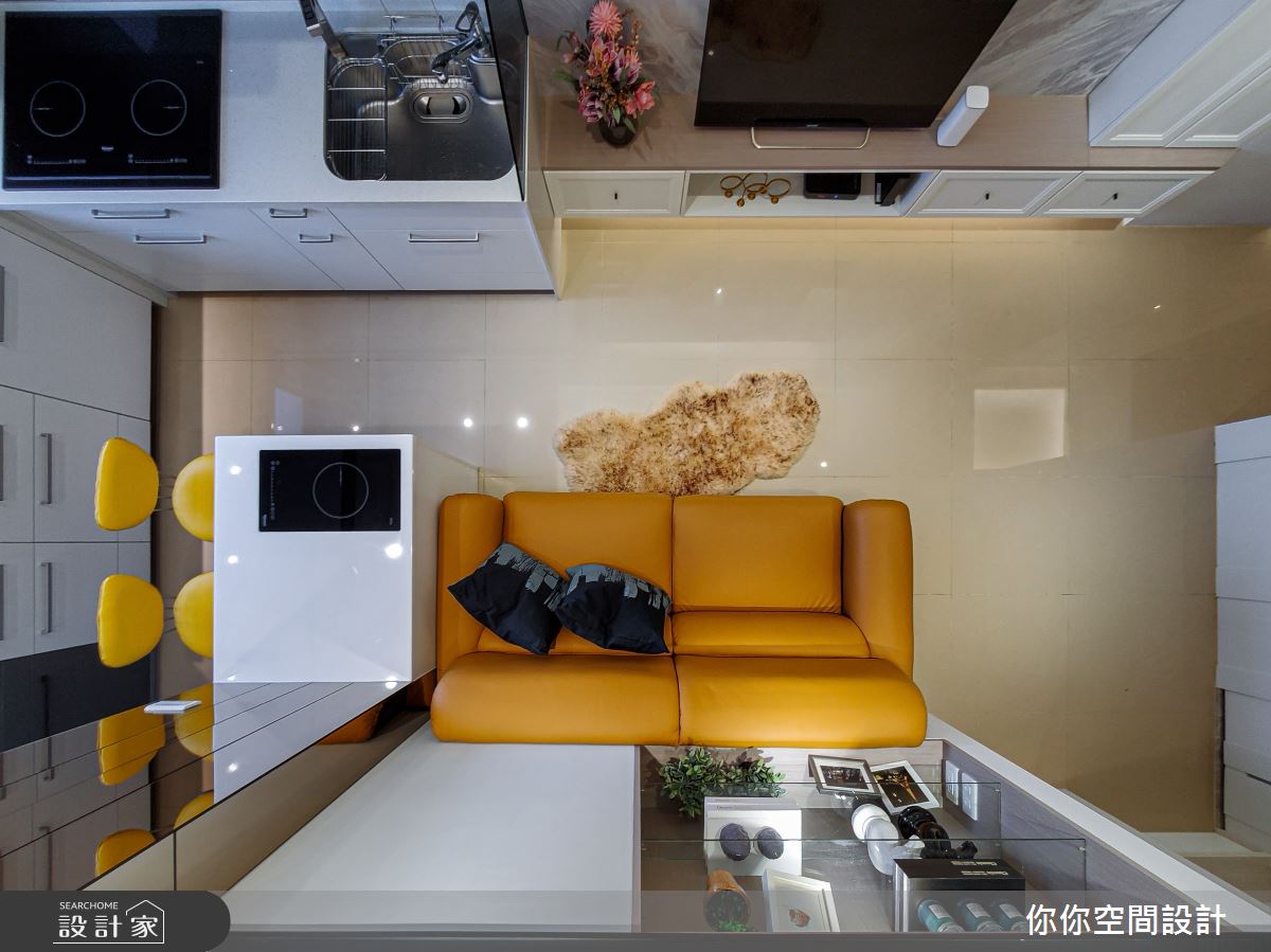 16坪中古屋(5~15年)＿美式風客廳案例圖片＿你妳國際空間設計有限公司＿17你妳設計_新北16坪美式風之30