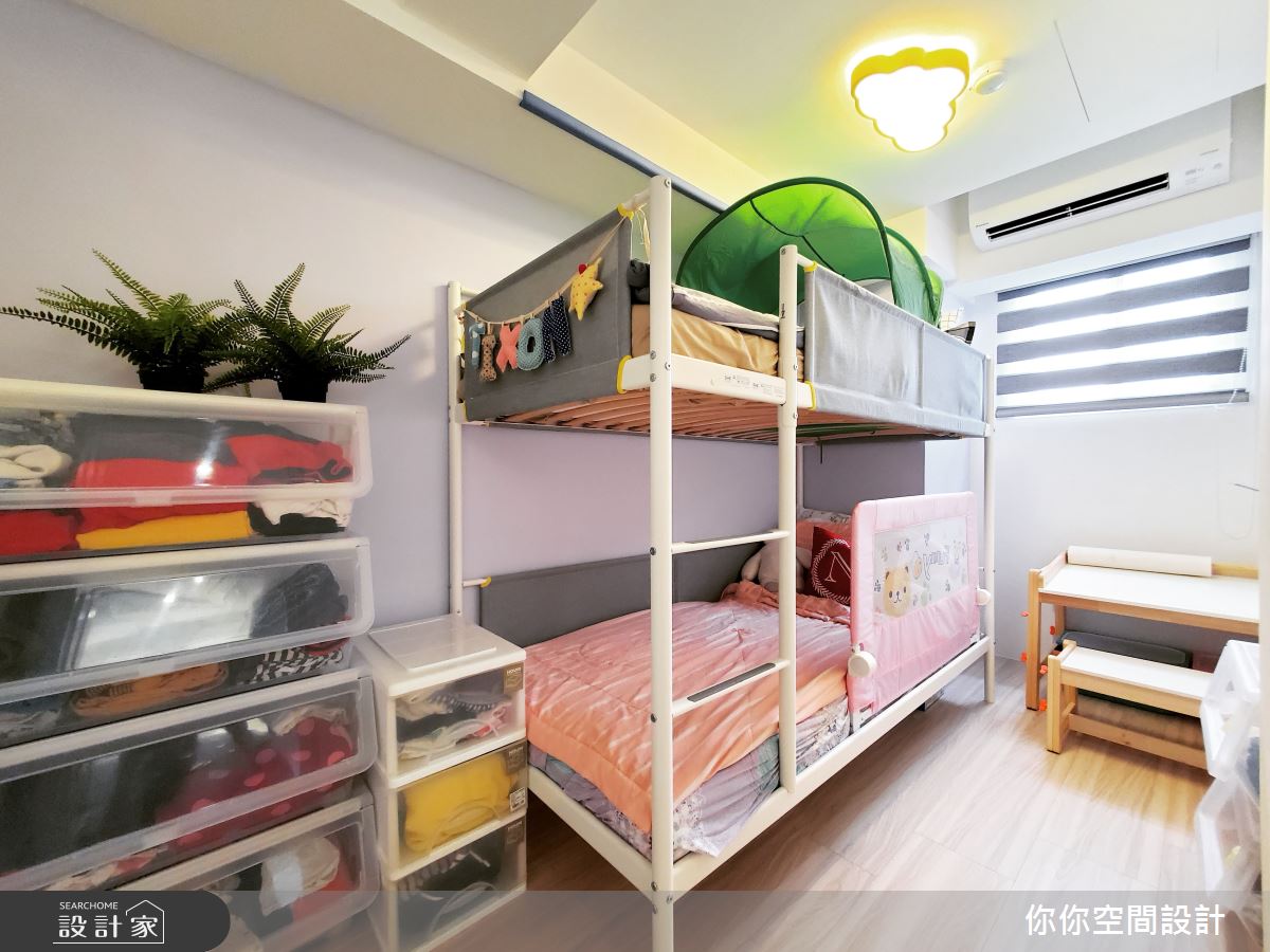 14坪老屋(31~40年)＿混搭風兒童房兒童房案例圖片＿你妳國際空間設計有限公司＿19你妳設計_台北老屋翻新14坪混搭風之20