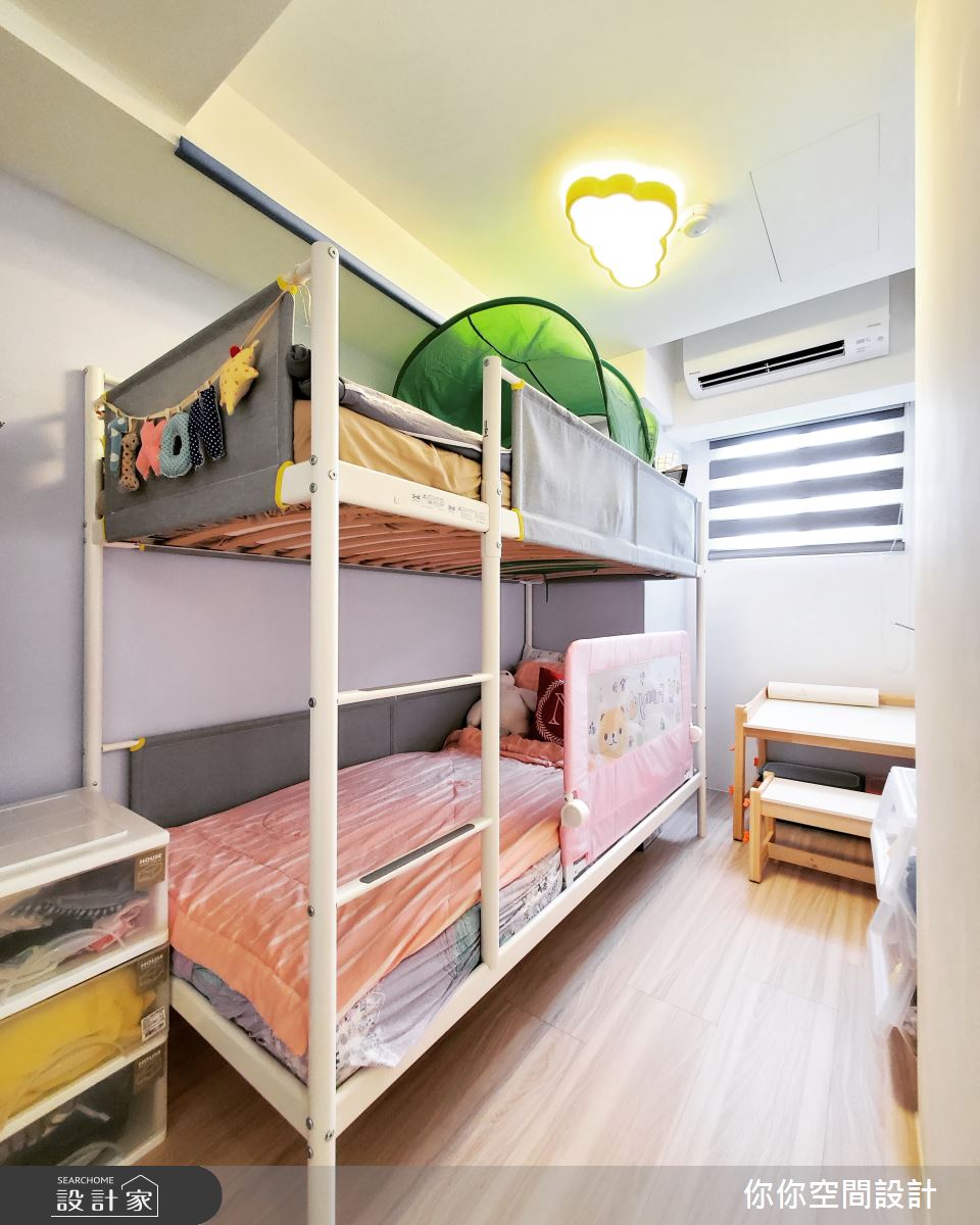 14坪老屋(31~40年)＿混搭風兒童房兒童房案例圖片＿你妳國際空間設計有限公司＿19你妳設計_台北老屋翻新14坪混搭風之21