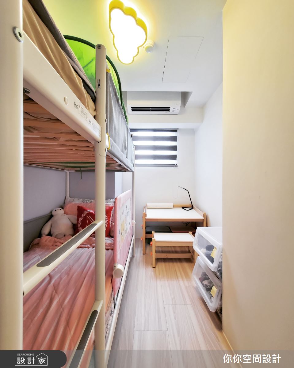 14坪老屋(31~40年)＿混搭風兒童房兒童房案例圖片＿你妳國際空間設計有限公司＿19你妳設計_台北老屋翻新14坪混搭風之19