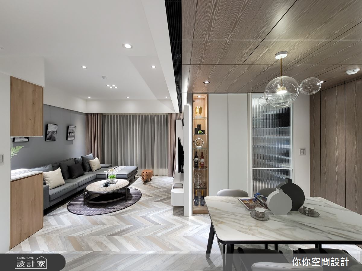 25坪中古屋(5~15年)＿北歐風客廳案例圖片＿你妳國際空間設計有限公司＿22你妳設計_台北25坪北歐風之6