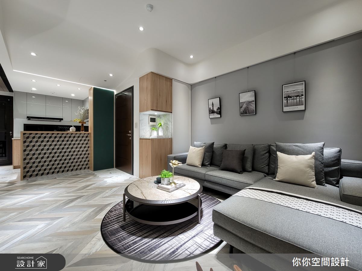 25坪中古屋(5~15年)＿北歐風客廳案例圖片＿你妳國際空間設計有限公司＿22你妳設計_台北25坪北歐風之2