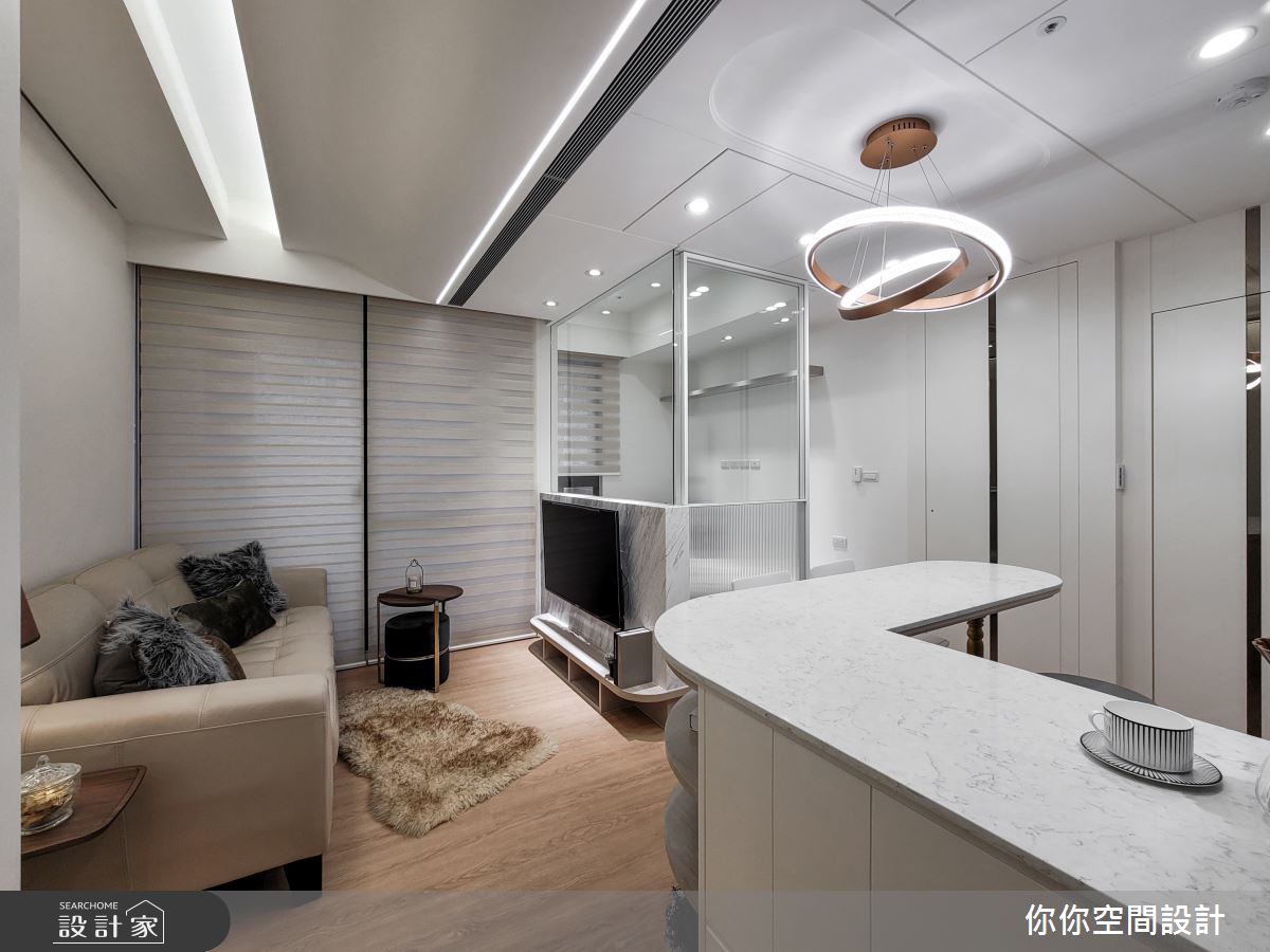 新成屋(5年以下)＿北歐風客廳餐廳吧檯案例圖片＿你妳國際空間設計有限公司＿23你妳設計_台北8坪北歐風之3