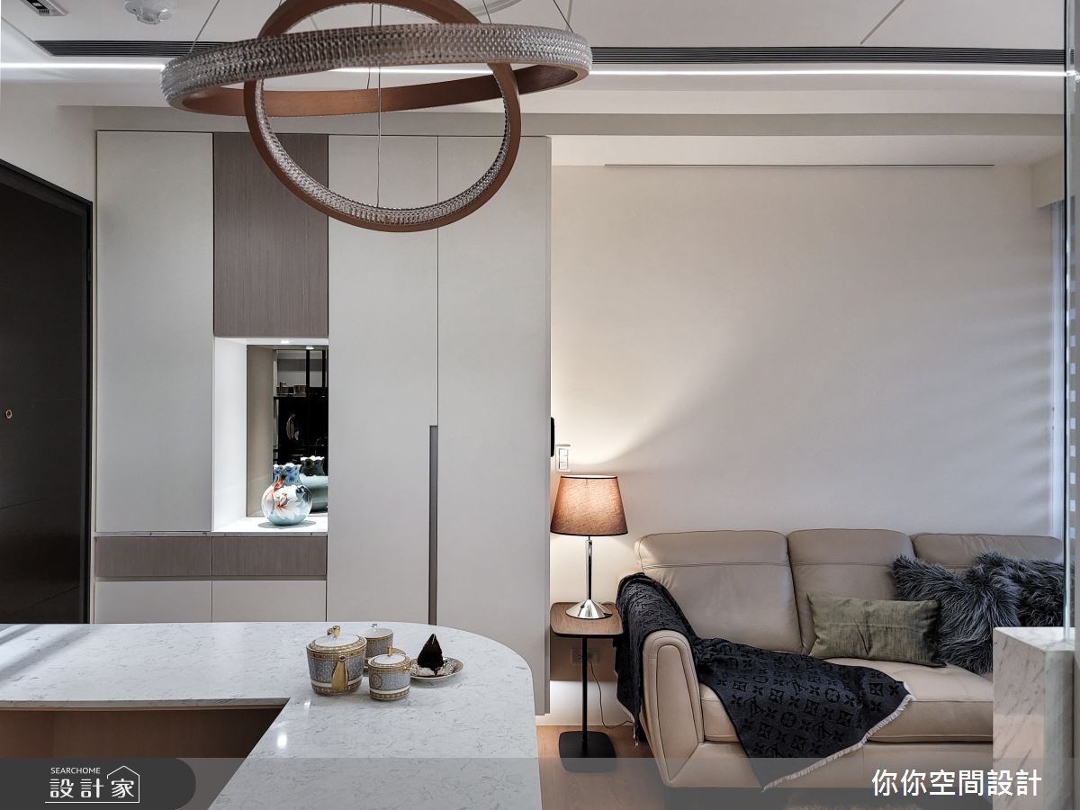 新成屋(5年以下)＿北歐風客廳餐廳吧檯案例圖片＿你妳國際空間設計有限公司＿23你妳設計_台北8坪北歐風之6