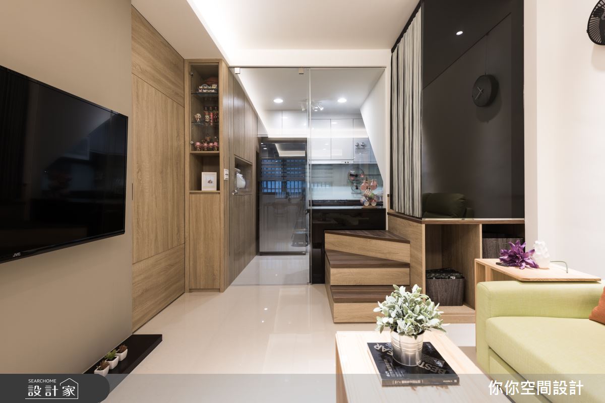 38坪老屋(50年以上)＿北歐風客廳案例圖片＿你妳國際空間設計有限公司＿24你妳設計_台北老屋翻新38坪北歐風之6