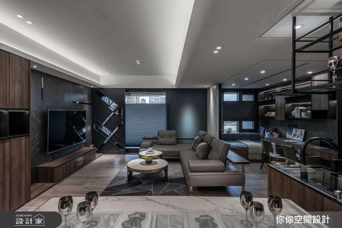 29坪新成屋(5年以下)＿現代風客廳陽台案例圖片＿你妳國際空間設計有限公司＿26你妳設計_新北29坪現代風之8