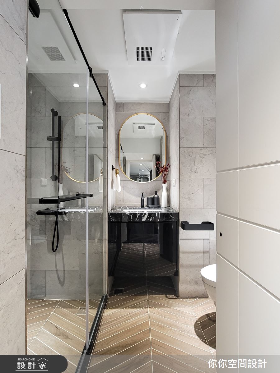 25坪老屋(16~30年)＿現代風浴室案例圖片＿你妳國際空間設計有限公司＿27你妳設計_台北老屋翻新25坪現代風之21