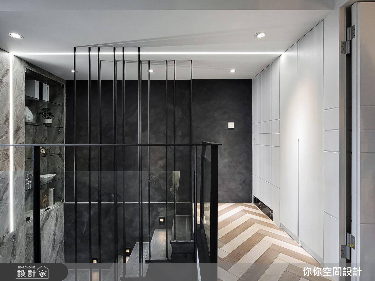 25坪老屋(16~30年)＿現代風樓梯案例圖片＿你妳國際空間設計有限公司＿27你妳設計_台北老屋翻新25坪現代風之12