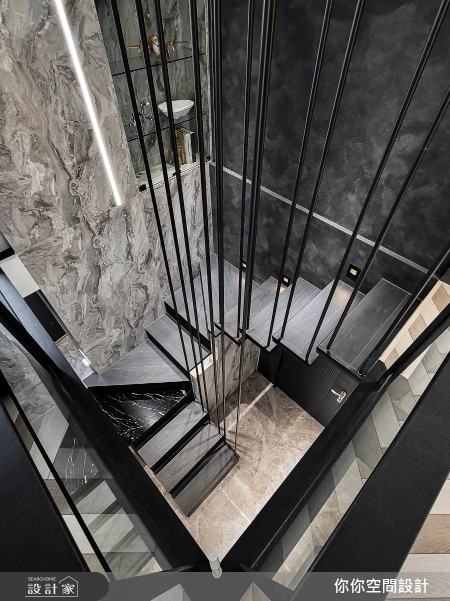 25坪老屋(16~30年)＿現代風樓梯案例圖片＿你妳國際空間設計有限公司＿27你妳設計_台北老屋翻新25坪現代風之11