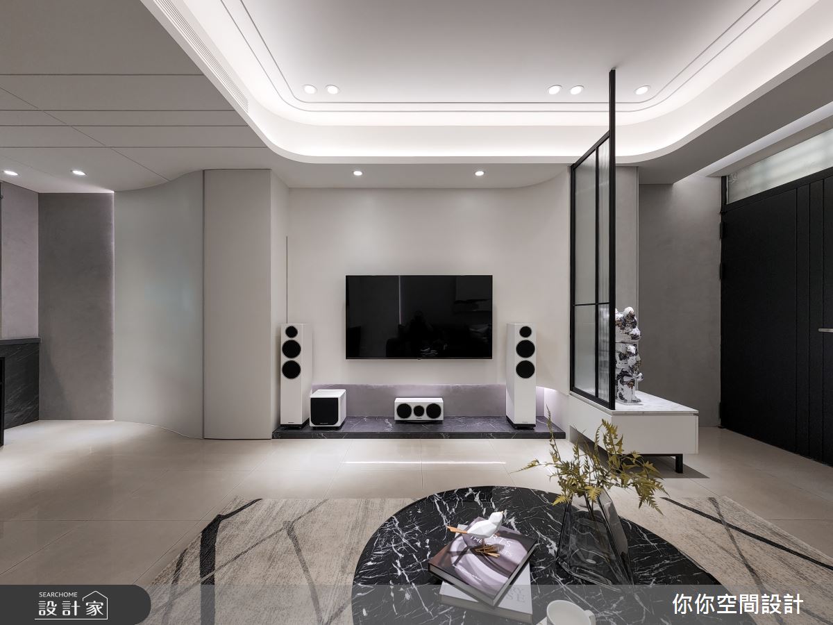 33坪中古屋(5~15年)＿現代風玄關客廳案例圖片＿你妳國際空間設計有限公司＿28你妳設計_台中33坪現代風之9