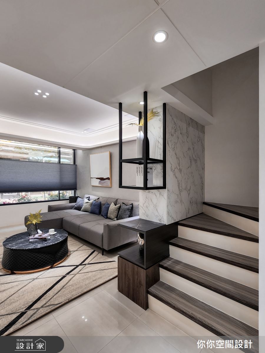 33坪中古屋(5~15年)＿現代風餐廳樓梯案例圖片＿你妳國際空間設計有限公司＿28你妳設計_台中33坪現代風之15