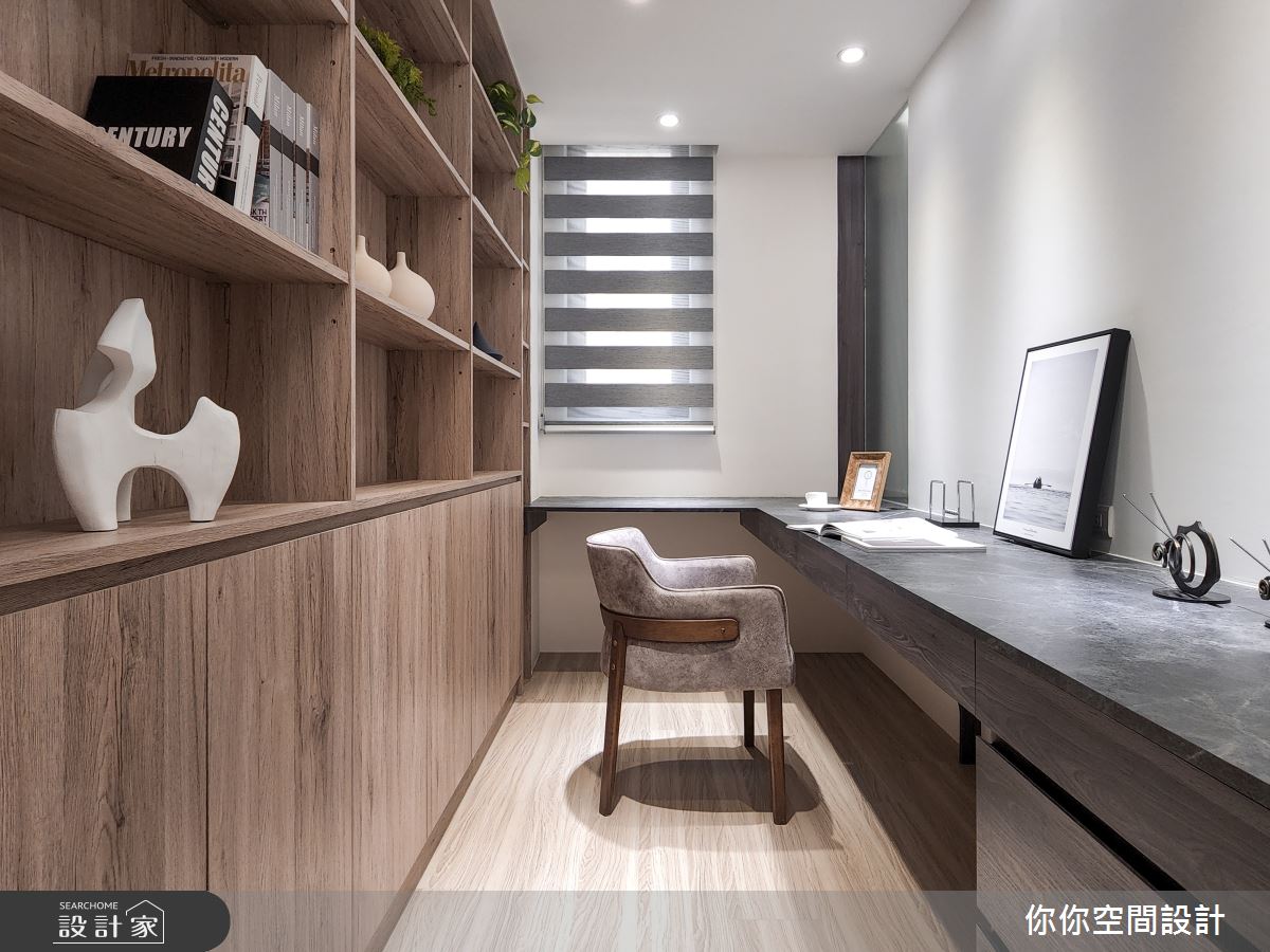 33坪中古屋(5~15年)＿現代風書房工作區案例圖片＿你妳國際空間設計有限公司＿28你妳設計_台中33坪現代風之23