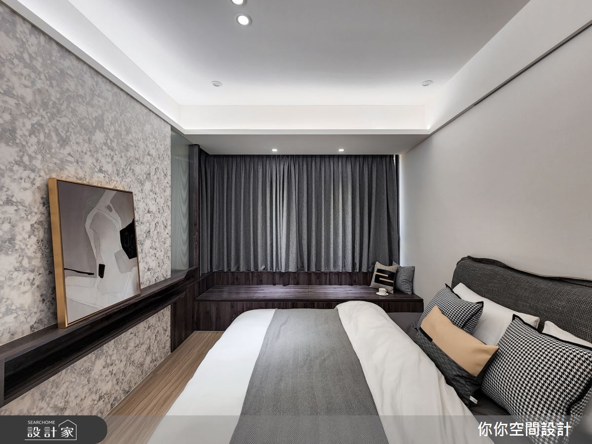 33坪中古屋(5~15年)＿現代風臥室臥榻案例圖片＿你妳國際空間設計有限公司＿28你妳設計_台中33坪現代風之20