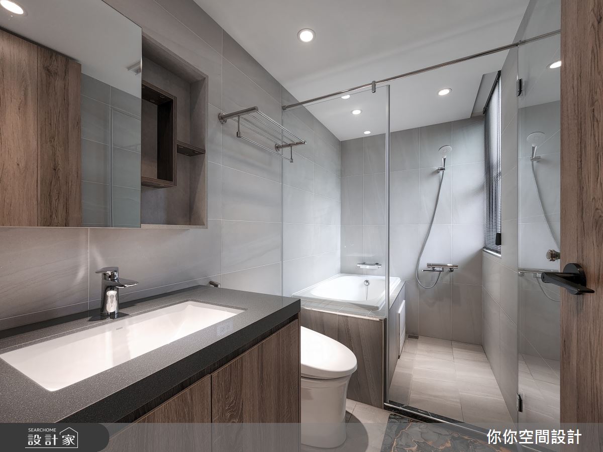 33坪中古屋(5~15年)＿現代風浴室案例圖片＿你妳國際空間設計有限公司＿28你妳設計_台中33坪現代風之26