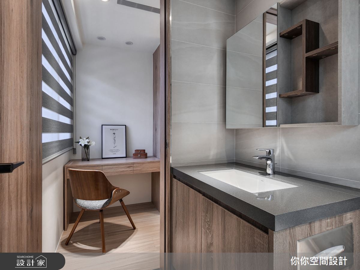 33坪中古屋(5~15年)＿現代風浴室工作區案例圖片＿你妳國際空間設計有限公司＿28你妳設計_台中33坪現代風之25