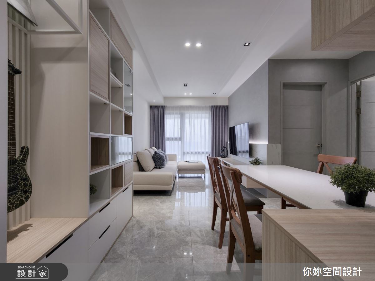 16坪新成屋(5年以下)＿北歐風客廳餐廳案例圖片＿你妳國際空間設計有限公司＿30你妳設計_新北16坪北歐風之3