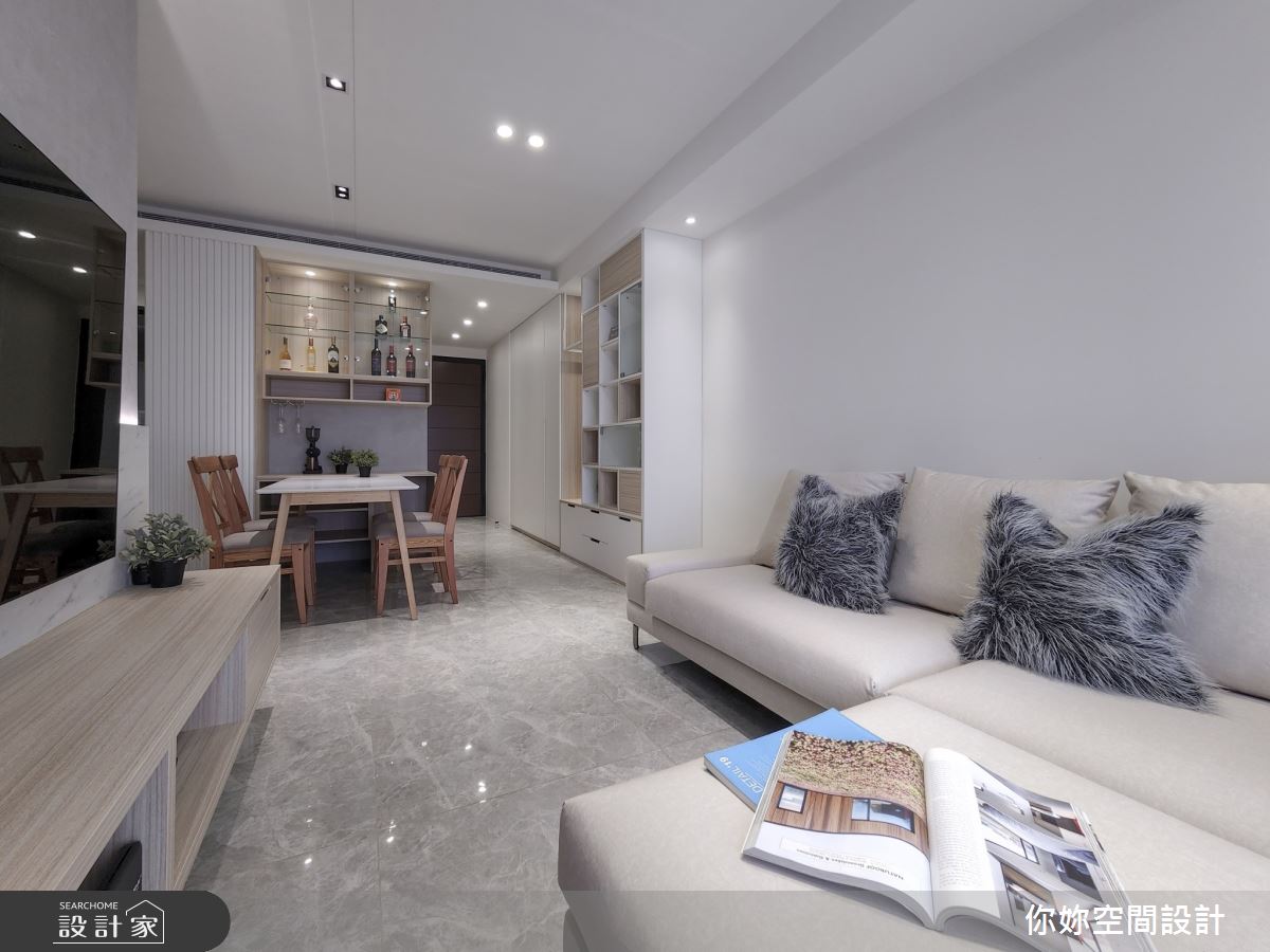 16坪新成屋(5年以下)＿北歐風玄關客廳餐廳案例圖片＿你妳國際空間設計有限公司＿30你妳設計_新北16坪北歐風之8