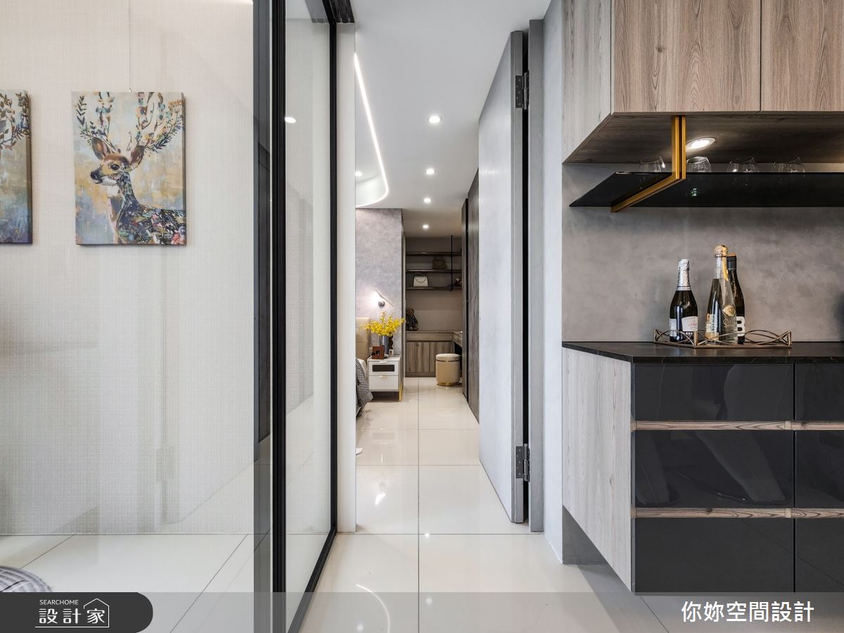 20坪新成屋(5年以下)＿現代風走廊案例圖片＿你妳國際空間設計有限公司＿31你妳設計_新北20坪現代風之15