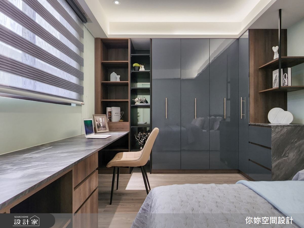 40坪新成屋(5年以下)＿混搭風臥室案例圖片＿你妳國際空間設計有限公司＿32你妳設計_桃園40坪混搭風之34