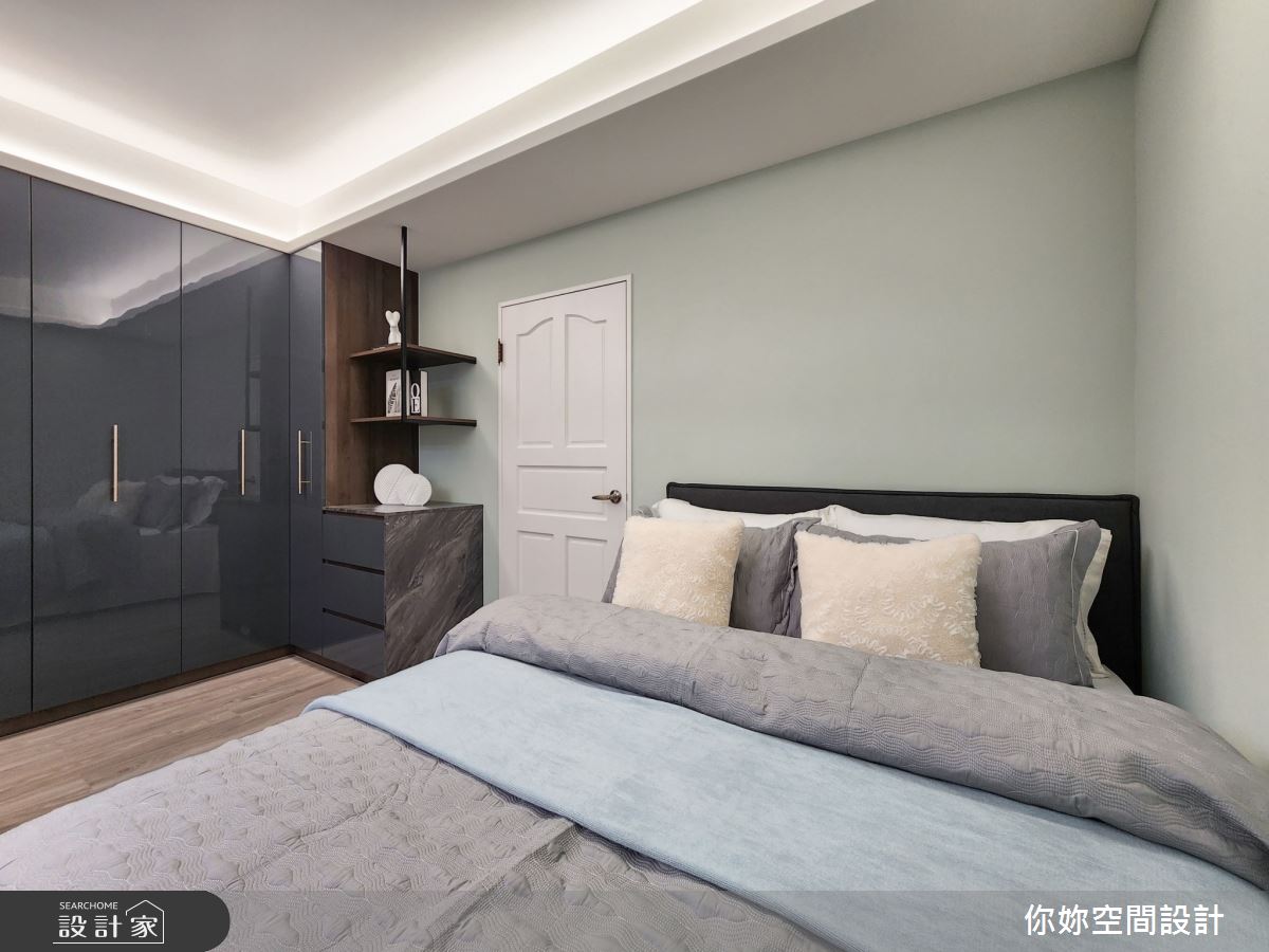 40坪新成屋(5年以下)＿混搭風臥室案例圖片＿你妳國際空間設計有限公司＿32你妳設計_桃園40坪混搭風之33