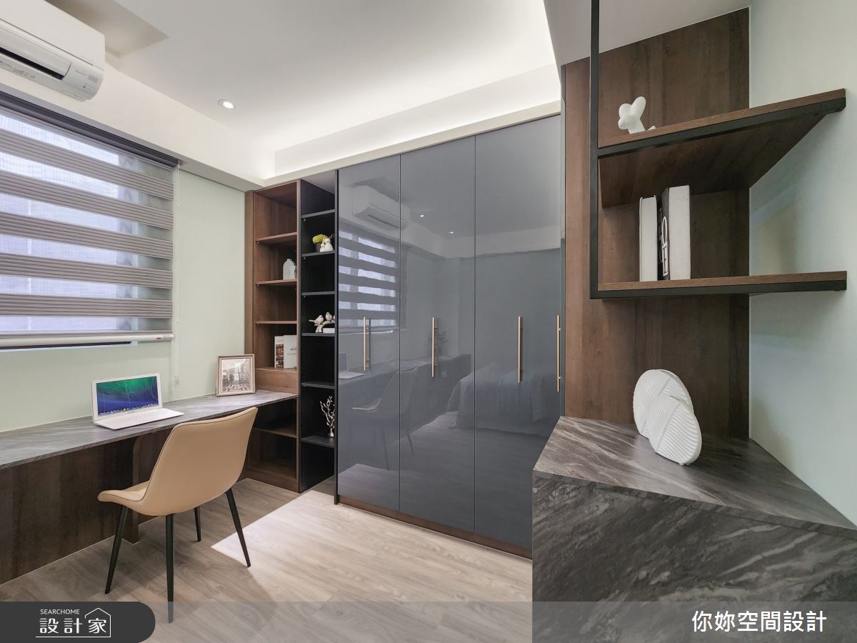 40坪新成屋(5年以下)＿混搭風臥室案例圖片＿你妳國際空間設計有限公司＿32你妳設計_桃園40坪混搭風之32
