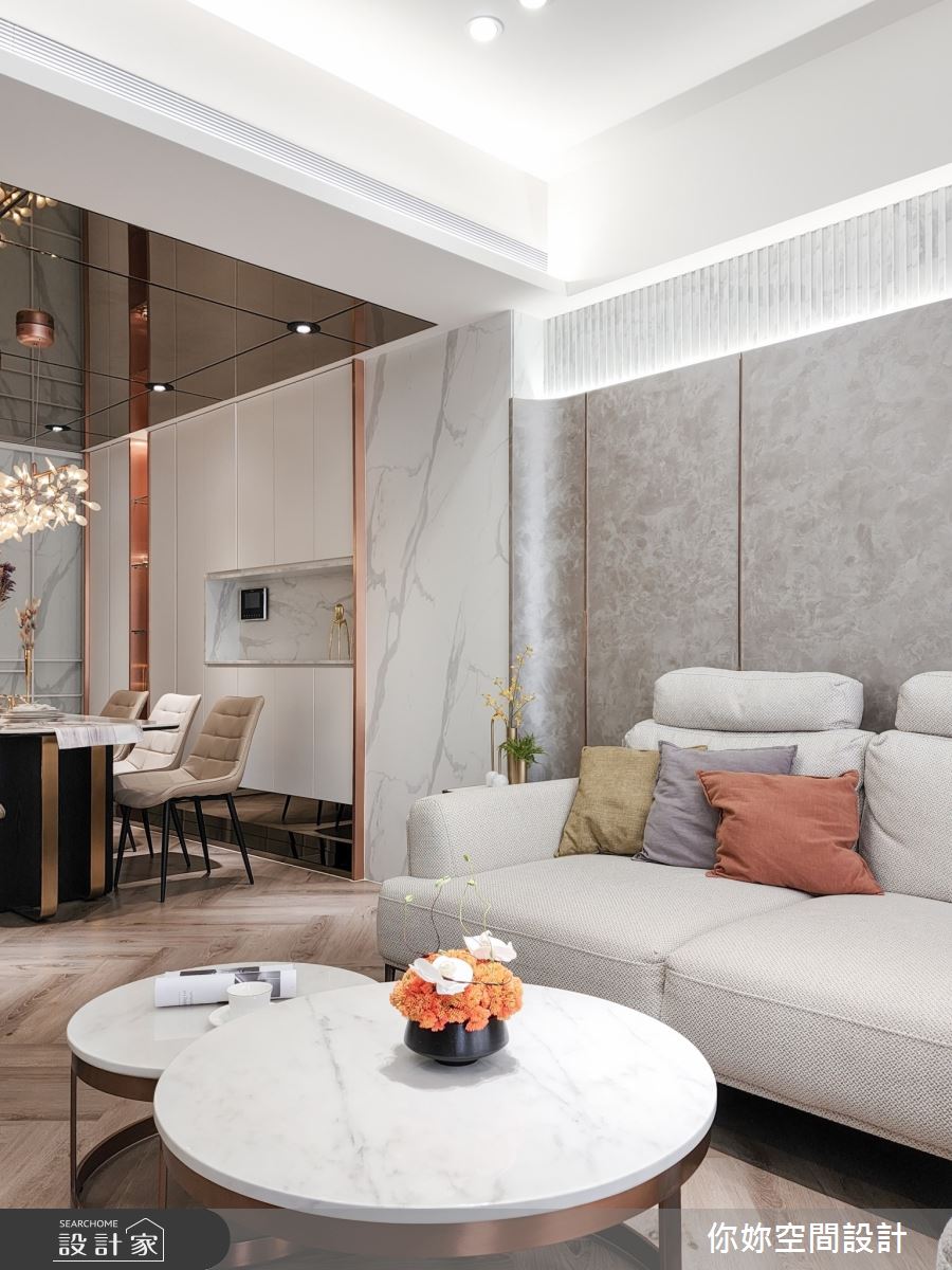 40坪新成屋(5年以下)＿混搭風客廳案例圖片＿你妳國際空間設計有限公司＿32你妳設計_桃園40坪混搭風之19