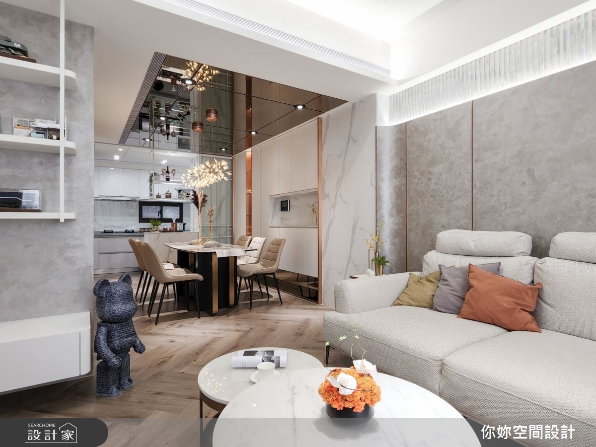 40坪新成屋(5年以下)＿混搭風客廳餐廳案例圖片＿你妳國際空間設計有限公司＿32你妳設計_桃園40坪混搭風之12