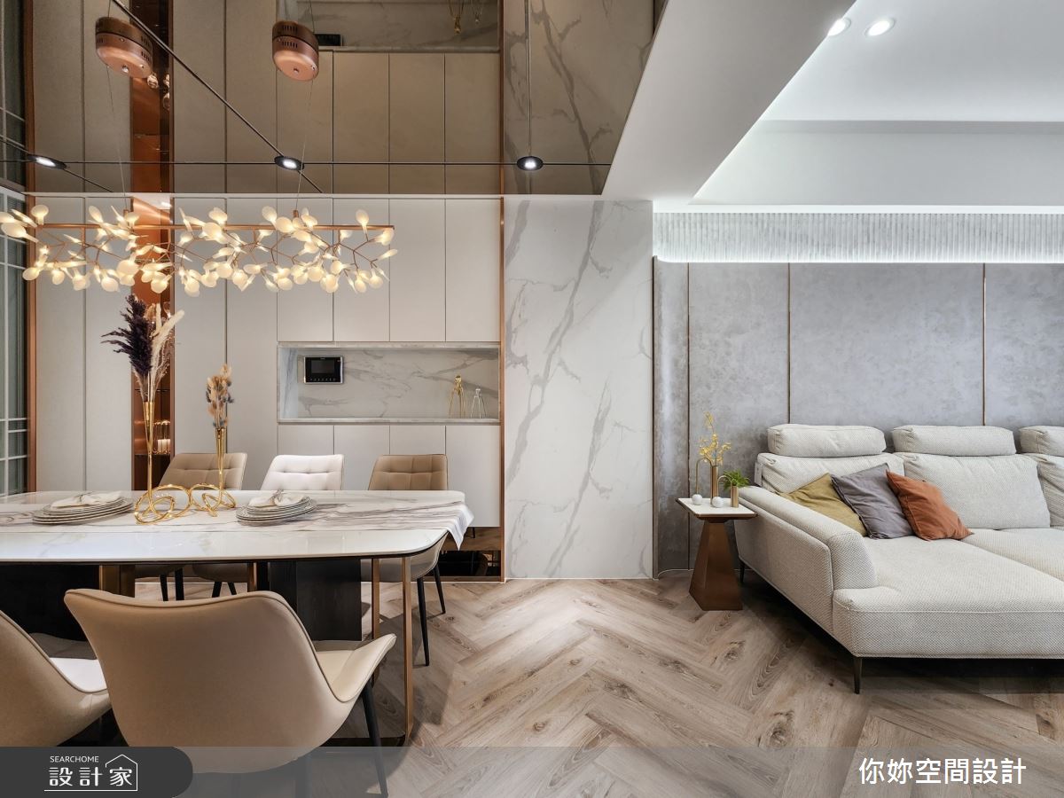 40坪新成屋(5年以下)＿混搭風客廳餐廳案例圖片＿你妳國際空間設計有限公司＿32你妳設計_桃園40坪混搭風之7