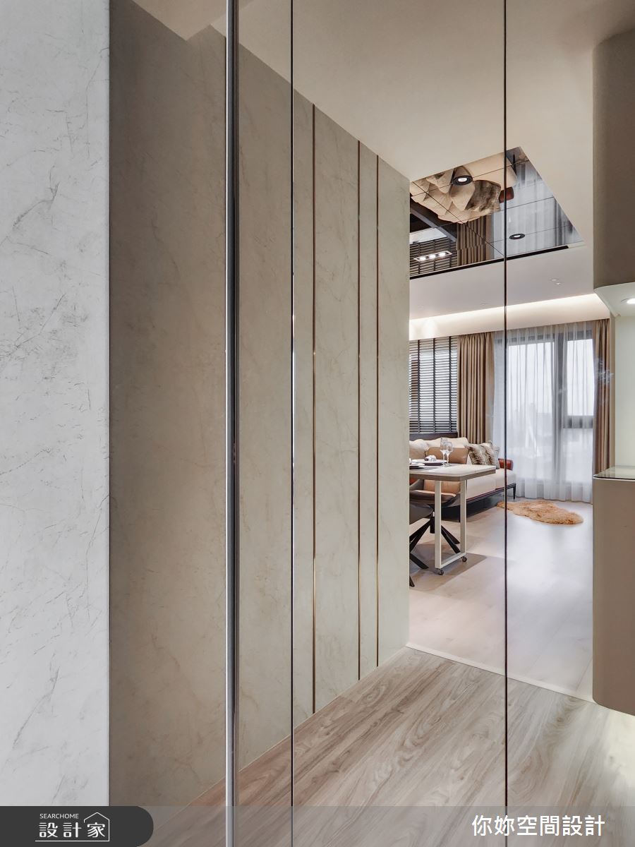 17坪新成屋(5年以下)＿現代風玄關案例圖片＿你妳國際空間設計有限公司＿33你妳設計_新北17坪現代風之1