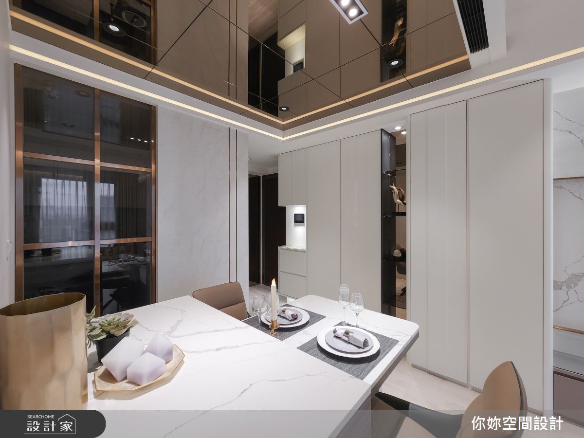 17坪新成屋(5年以下)＿現代風玄關餐廳案例圖片＿你妳國際空間設計有限公司＿33你妳設計_新北17坪現代風之4