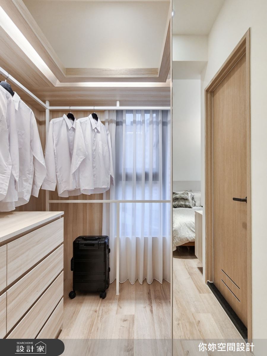 17坪預售屋＿北歐風更衣間案例圖片＿你妳國際空間設計有限公司＿34你妳設計_新北17坪北歐風之19