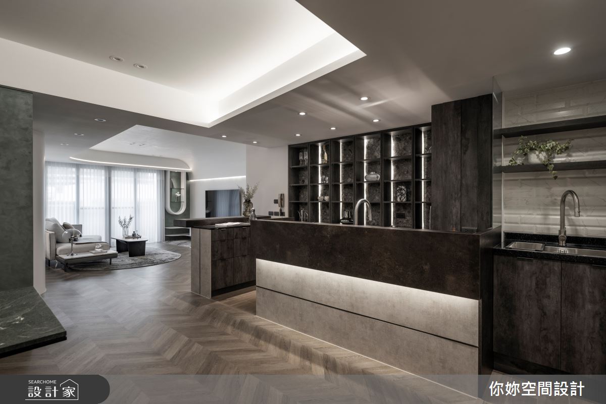 30坪老屋(31~40年)＿現代風客廳吧檯案例圖片＿你妳國際空間設計有限公司＿35你妳設計_台北29坪現代風之10
