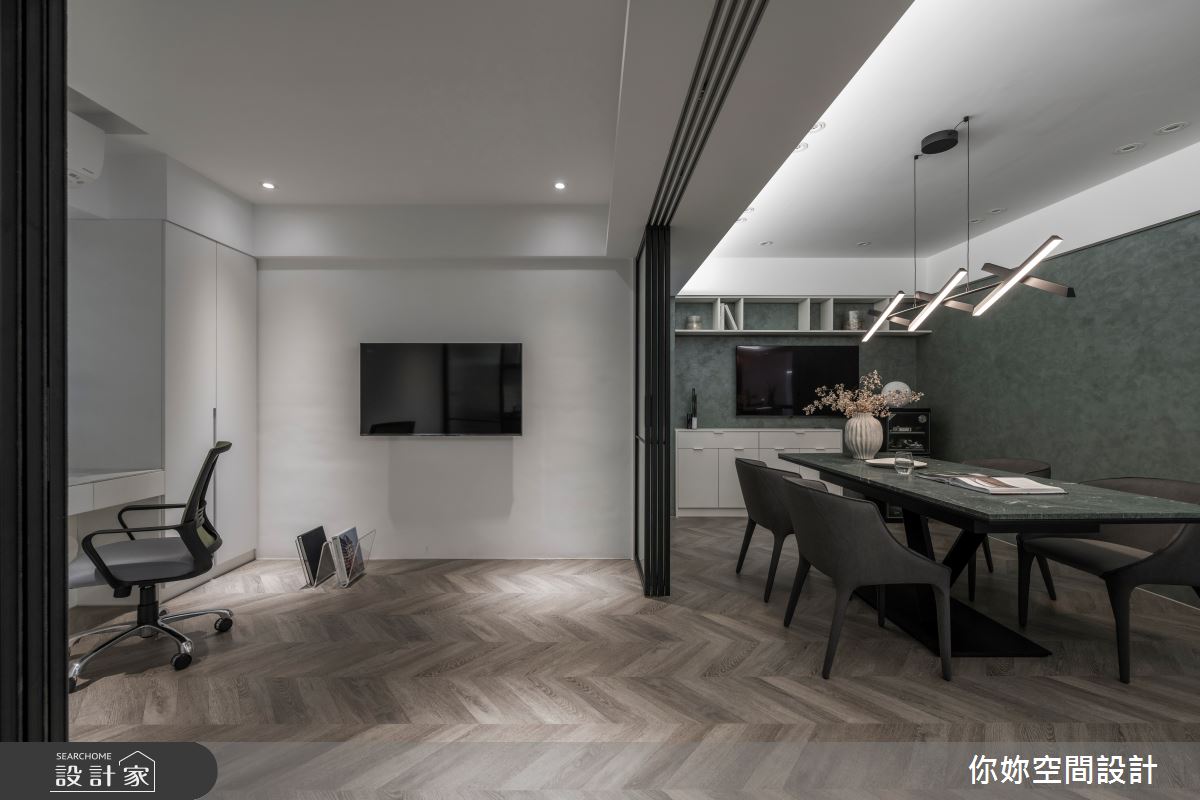 30坪老屋(31~40年)＿現代風餐廳書房工作區案例圖片＿你妳國際空間設計有限公司＿35你妳設計_台北29坪現代風之19