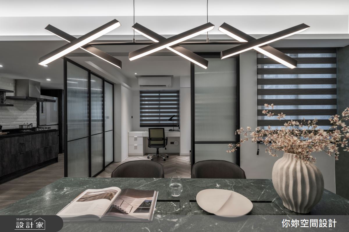 30坪老屋(31~40年)＿現代風餐廳廚房書房工作區案例圖片＿你妳國際空間設計有限公司＿35你妳設計_台北29坪現代風之20