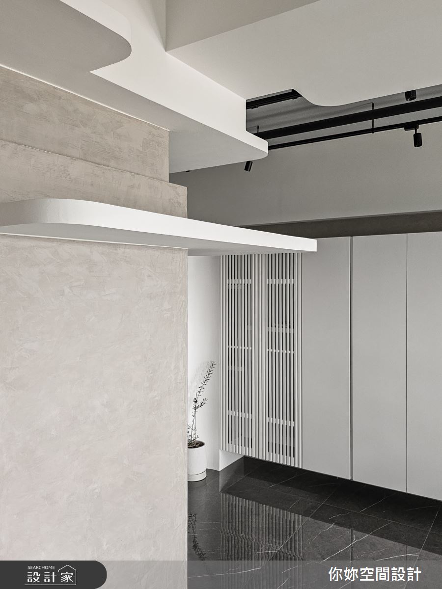 19坪預售屋＿侘寂混搭風玄關案例圖片＿你妳國際空間設計有限公司＿36你妳設計_台中19坪侘寂混搭風之7