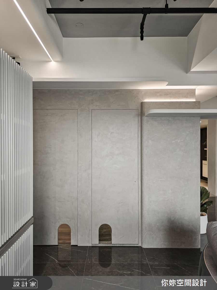 19坪預售屋＿侘寂混搭風客廳案例圖片＿你妳國際空間設計有限公司＿36你妳設計_台中19坪侘寂混搭風之18