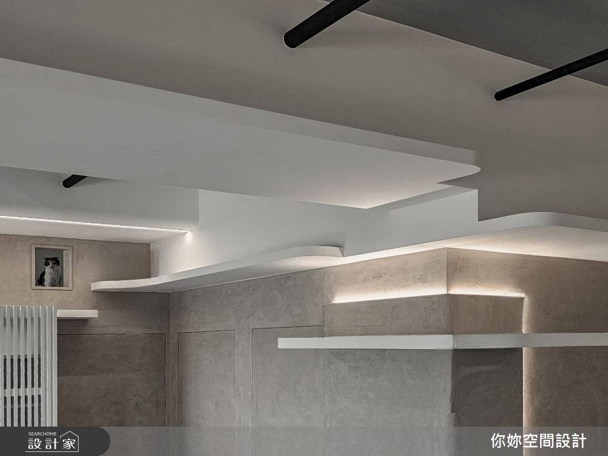 19坪預售屋＿侘寂混搭風客廳案例圖片＿你妳國際空間設計有限公司＿36你妳設計_台中19坪侘寂混搭風之25