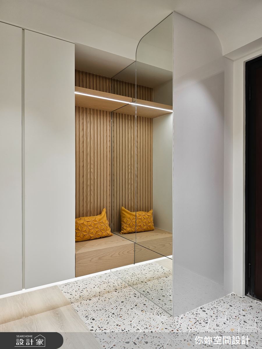 中古屋(5~15年)＿混搭風玄關案例圖片＿你妳國際空間設計有限公司＿38你妳設計_新北19.5坪混搭風之1