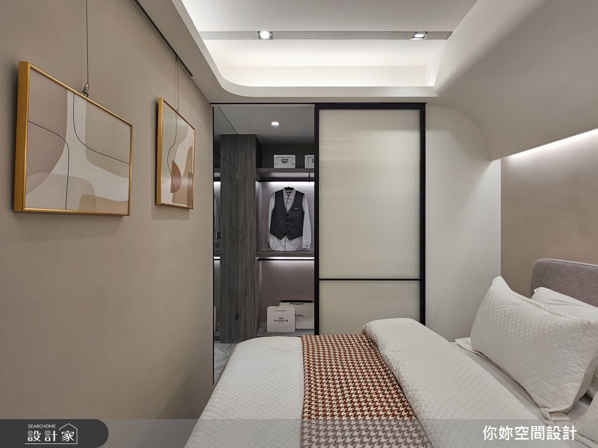 新成屋(5年以下)＿現代風臥室案例圖片＿你妳國際空間設計有限公司＿40你妳設計_新北12.4坪現代風之7
