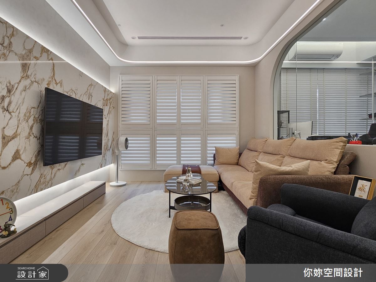 新成屋(5年以下)＿現代風客廳案例圖片＿你妳國際空間設計有限公司＿41你妳設計_新北27.5坪現代風之5