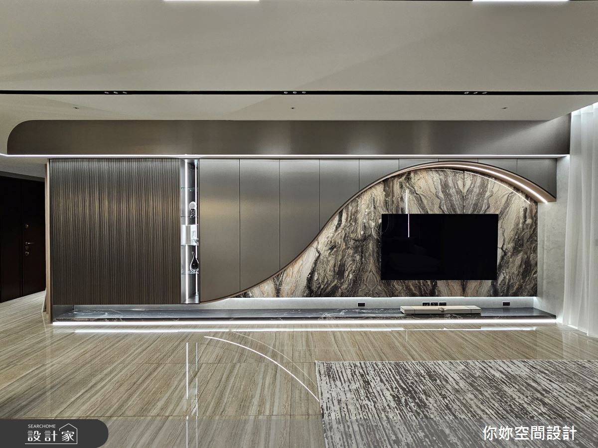 新古屋(10年以下)＿現代風客廳案例圖片＿你妳國際空間設計有限公司＿43你妳設計_新北37.5坪現代風之13