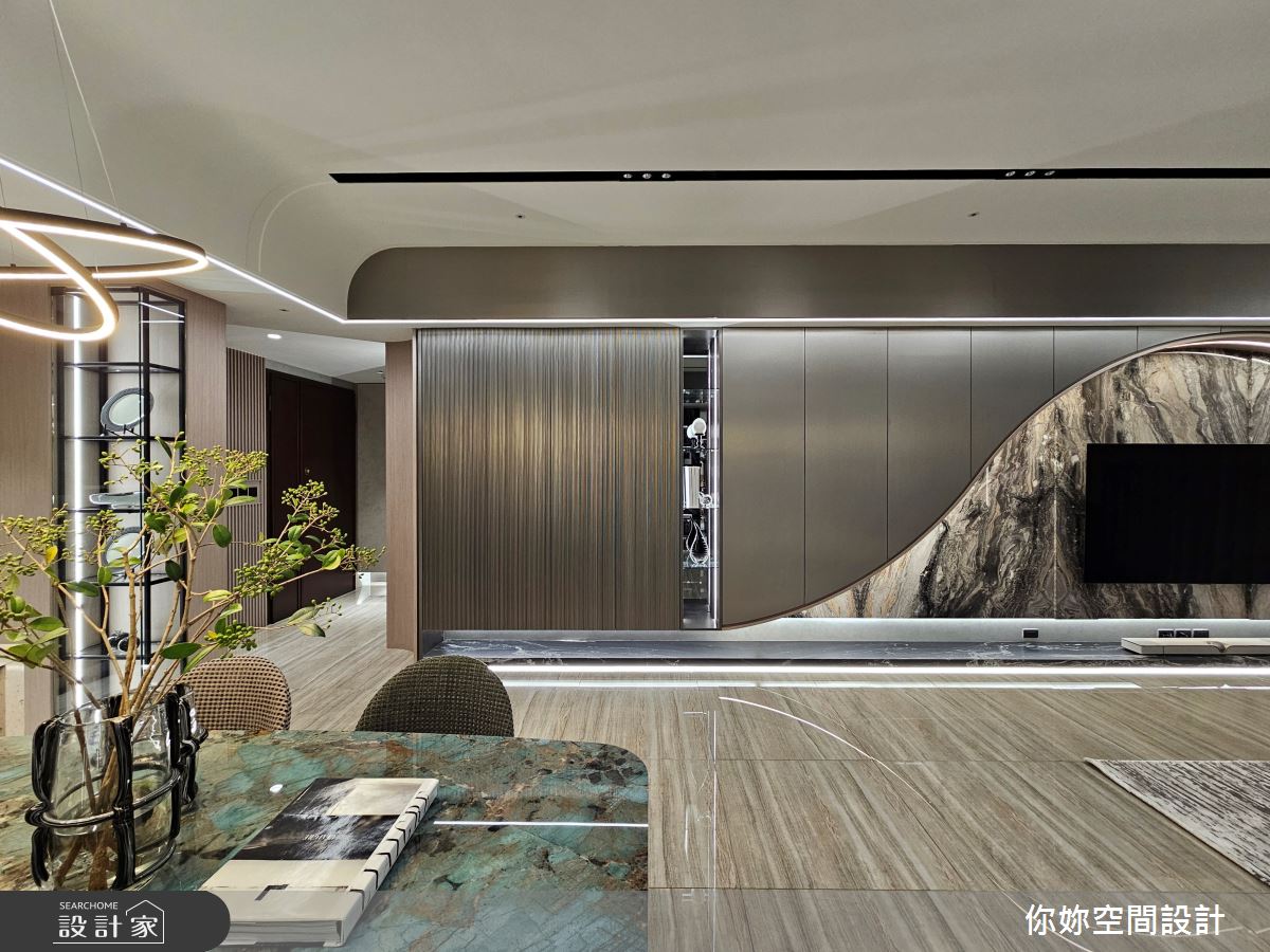 新古屋(10年以下)＿現代風客廳餐廳案例圖片＿你妳國際空間設計有限公司＿43你妳設計_新北37.5坪現代風之14