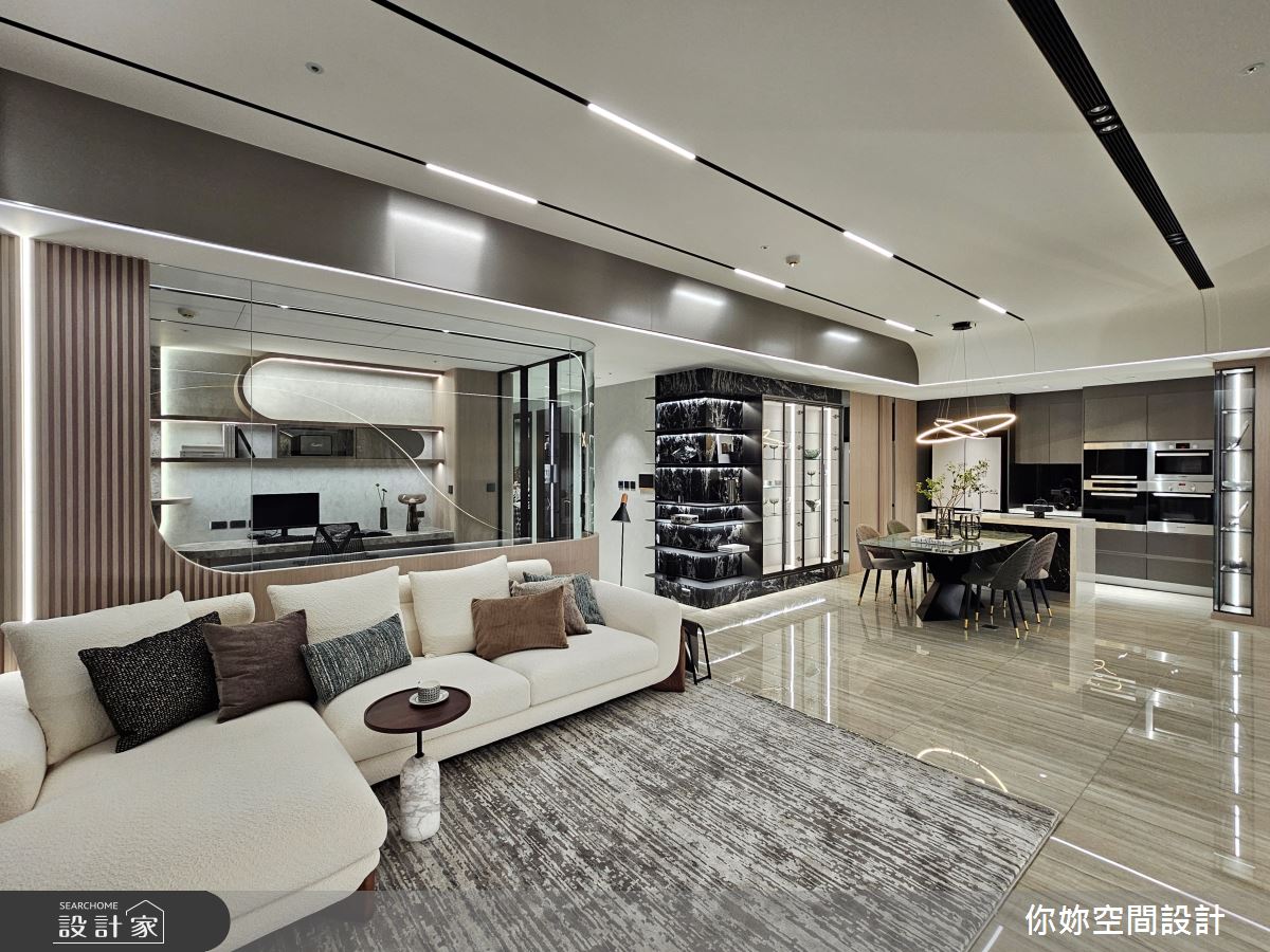 新古屋(10年以下)＿現代風客廳餐廳廚房案例圖片＿你妳國際空間設計有限公司＿43你妳設計_新北37.5坪現代風之7