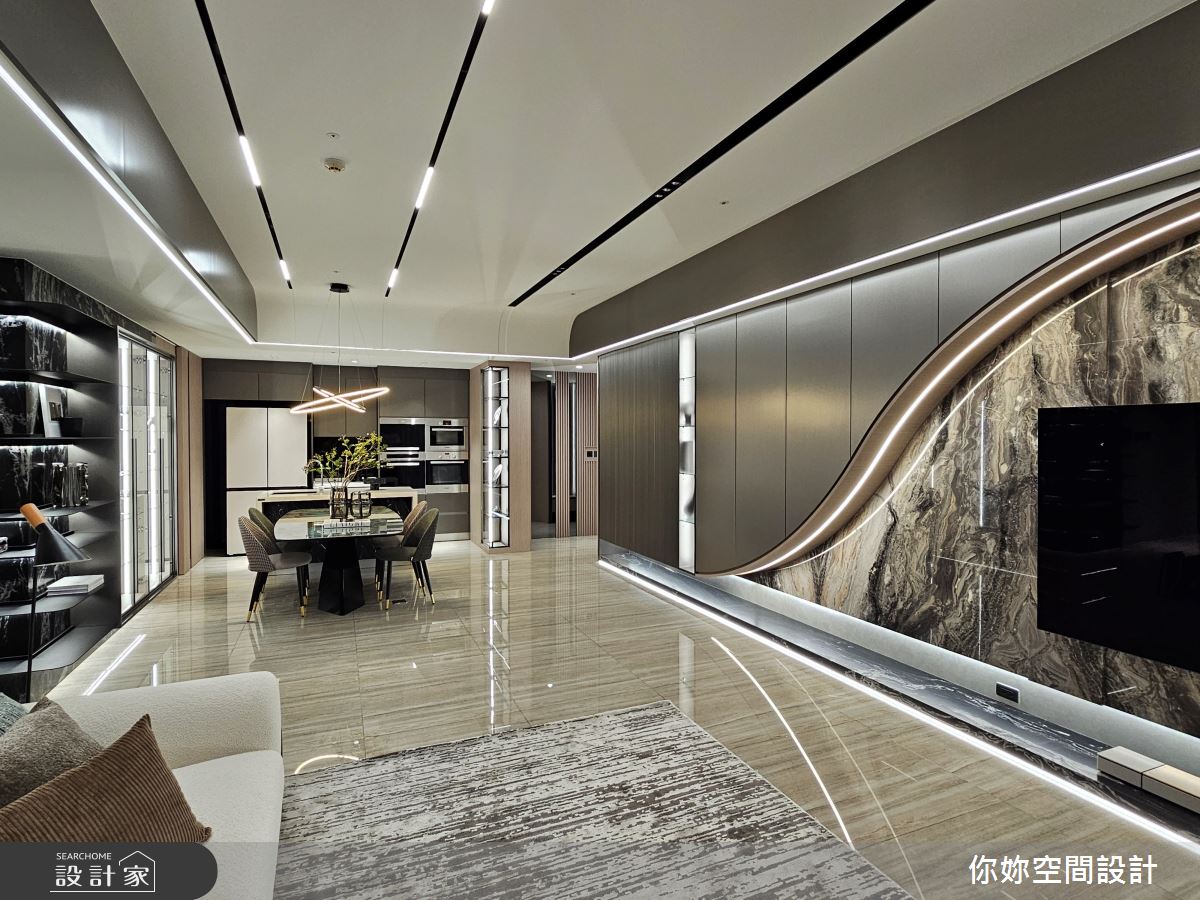 新古屋(10年以下)＿現代風客廳餐廳案例圖片＿你妳國際空間設計有限公司＿43你妳設計_新北37.5坪現代風之12