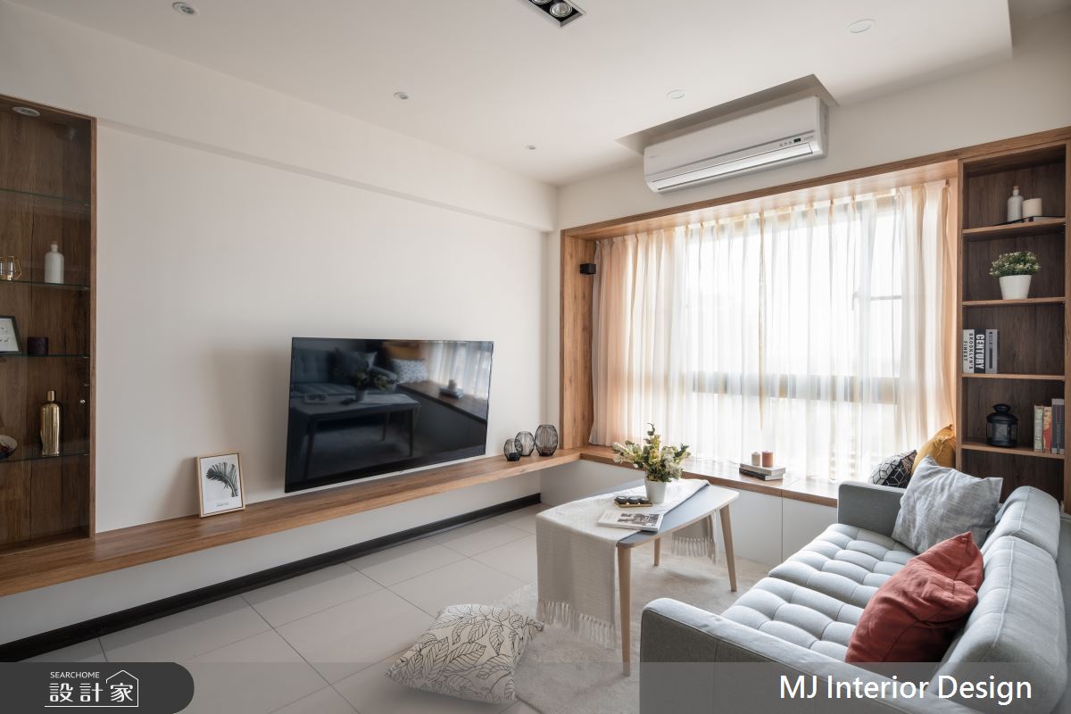20坪新成屋(5年以下)＿日式無印風客廳案例圖片＿銘家室內設計＿銘家_07之8