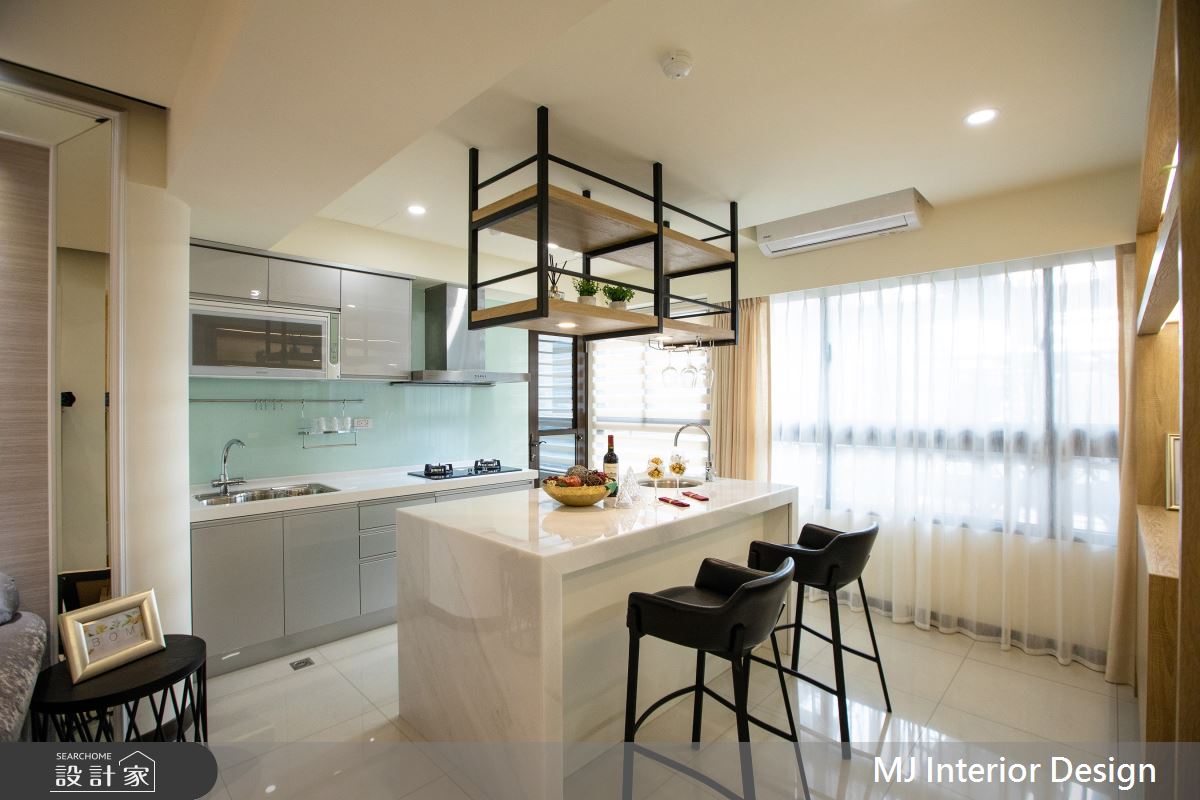 20坪新成屋(5年以下)＿現代風廚房吧檯案例圖片＿銘家室內設計＿銘家_08之4
