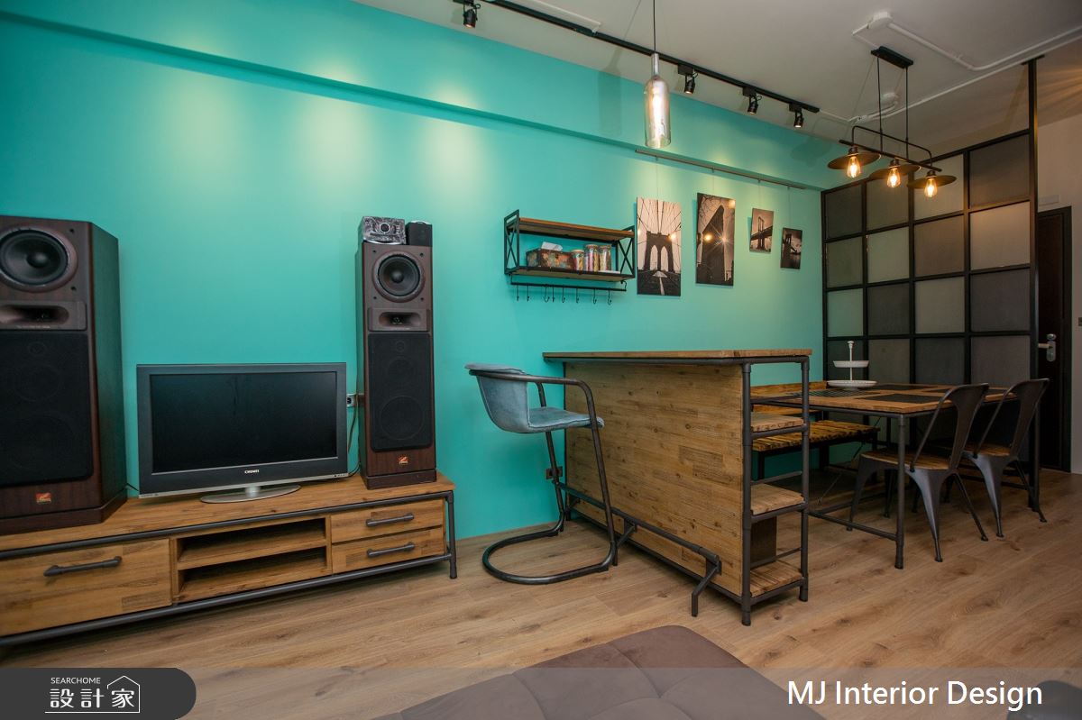 18坪新成屋(5年以下)＿工業風客廳餐廳吧檯案例圖片＿銘家室內設計＿銘家_14之7