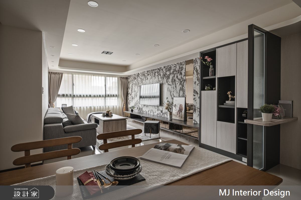 30坪新成屋(5年以下)＿輕奢風客廳案例圖片＿銘家室內設計＿銘家_18之4
