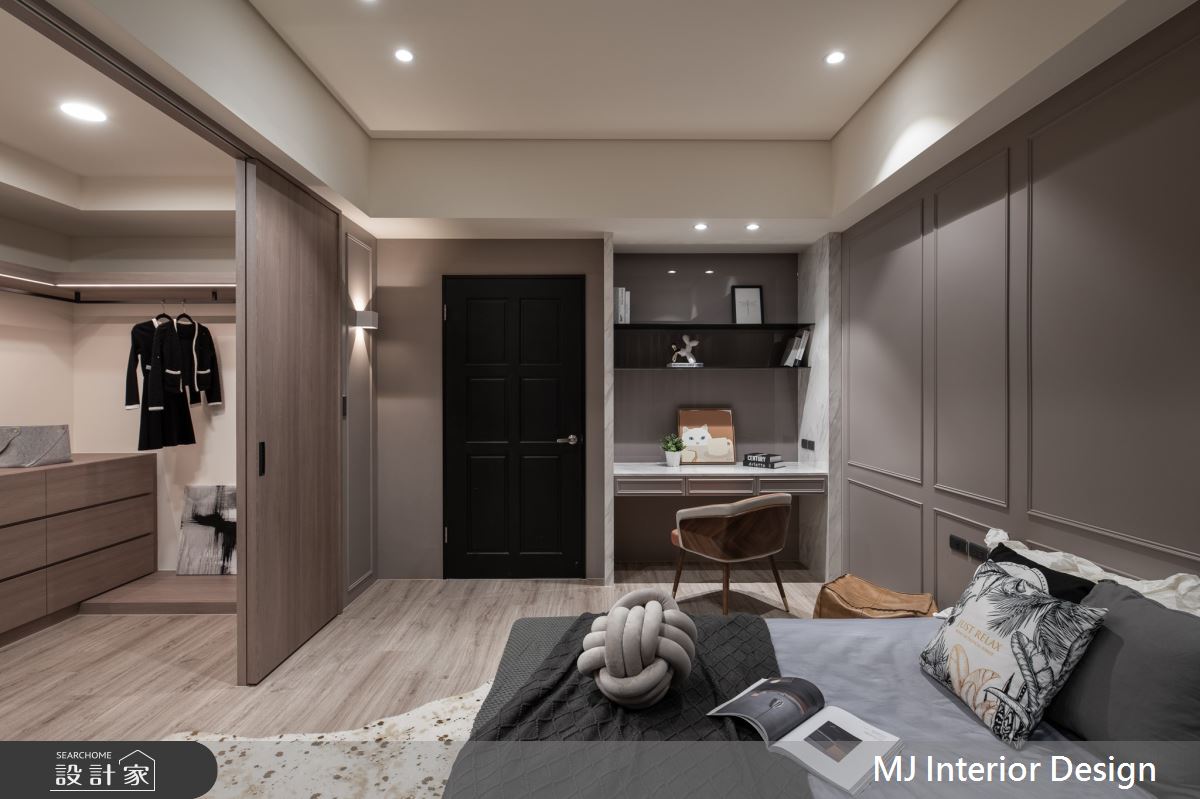 80坪新成屋(5年以下)＿奢華風臥室更衣間案例圖片＿銘家室內設計＿銘家_27之27